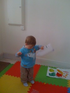Fun with milk bottle