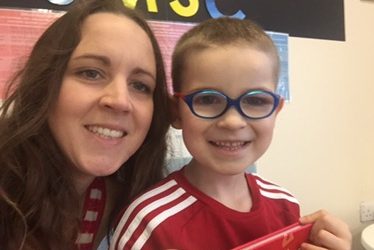 Visiting school!
